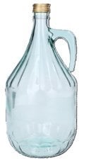 Demijon 3 l brez opleta + pokrov