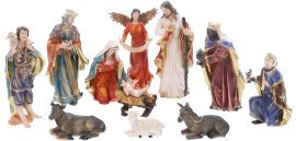 Komplet božičnih figuric, 11 kosov, 46 cm - LIG3099