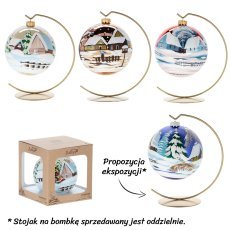 Božična kroglica 120 mm dekor - JU9115