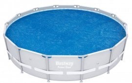 Solarni pokrov za bazen z okvirjem 4,27-4,57m - BES58252