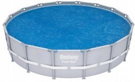 Solarni pokrov za bazen z okvirjem 4,62m/4,57m/4,88m - BES58253