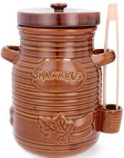 Keramična posoda 1,5L za kumarice z objemkami - RUI3255