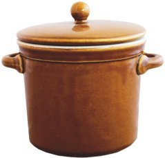 Keramični lonec 1L s pokrovom - RUI3149