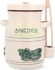 Keramična posoda za kumarice z objemkami 3,5L - RUI3156