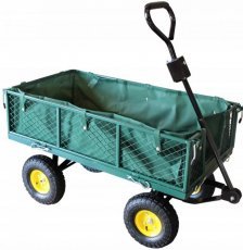 Chomik - Dvonamenski vrtni voziček zelen - WOZ6841