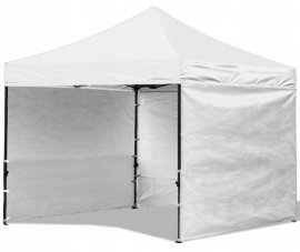 Komercialni in vrtni šotor 3x3m - bel - NAM7465