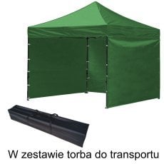 Chomik - Komercialni in vrtni šotor 3x3m - zelen - NAM7472