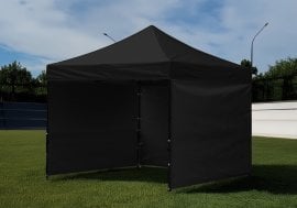 Komercialni in vrtni šotor 3x3m - črn - NAM5742