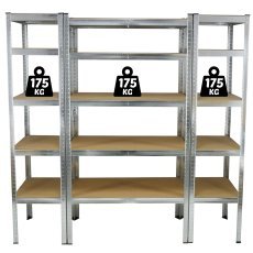 Sestav z treh regalov - 5 polic - GWI9399