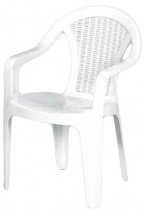 Chomik - Vrtni stol - bel - CT010-W