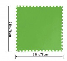 Chomik - Penasta podloga za bazen 78x78cm - 9 elemetov - BES58636