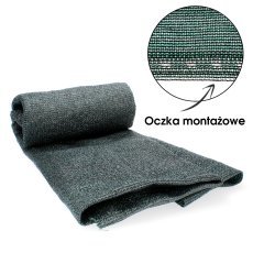 Senčna mreža za ograjo 1,5x10m - temno zelena - AGO5641