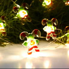 LED svetlobna veriga - bonboni 20 lučk, na baterije - LED2199