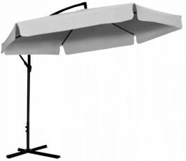 Vrtni dežnik 3m - siv - GAO5316