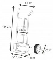 Chomik - Skladiščni transportni voziček - WOZ6865