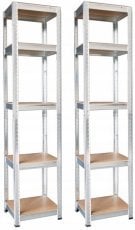 Sestav dveh regalov - 5 polic - GWI9405