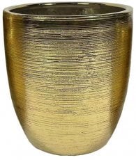 Vrtni lonec 25cm - zlati - ELI2203