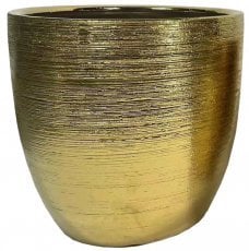 Vrtni lonec 30cm - zlati - ELI2197