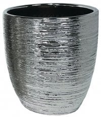 Vrtni lonec 20cm - srebro - ELI2241