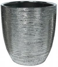 Vrtni lonec 25cm - srebro - ELI2234