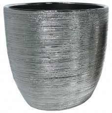 Vrtni lonec 30cm - srebro - ELI2227