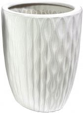 Vrtni lonec 24,5cm - bel - ELI2425