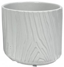 Vrtni lonec 13cm - bel mat - ELI2333