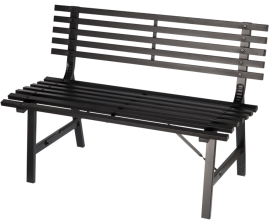 Vrtna klop - črna - MEB0827