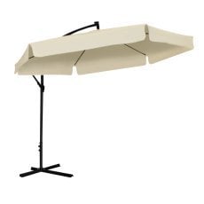 Vrtni parasol s LED prevleko 3 m - bež - GAO1503