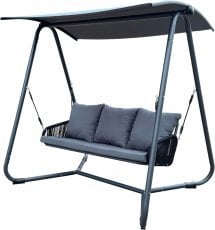 Chomik - Vrtna gugalnik 180 cm - antracit - KRE3149