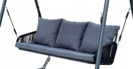 Chomik - Vrtna gugalnik 180 cm - antracit - KRE3149