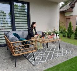 Vrtna garnitura - siva - ABI3354