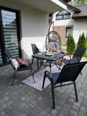 Komplet vrtnega pohištva - siva - TIH3514