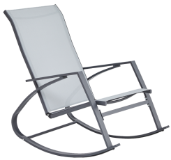 Gugalni vrtni stol - siv - ANH3842