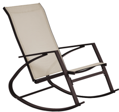 Vrtni gugalni stol - rjav - ANH3859