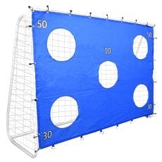 Nogometni gol z mrežo 240x170x85 cm - TIS7420