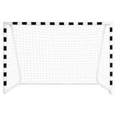 Nogometni gol z mrežo 300x200x 90 cm - TIS7543
