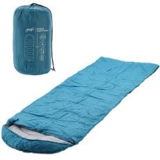 Spalna vreča za kampiranje 220x75 cm - temno modra - CAM9370