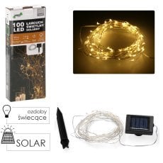 Svetlobna veriga solarna 9,9 m 100 led - SOL0067