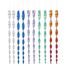 Komplet 10 spiral odbojnih za odganjanje ptic 50 cm - NIT3884