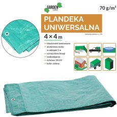 Ponjava 4x4 m - zelena - DEK4140