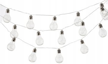 Chomik - Girlanda sončna vrtna 2 + 3,8 m 20 LED - topla bela - SOL3545