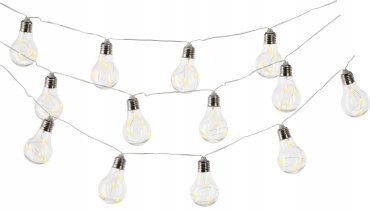 Chomik - Girlanda sončna vrtna 2 + 3,8 m 20 LED - topla bela - SOL3545