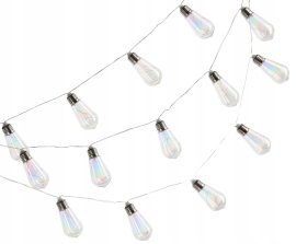 Chomik - Sončna vrtna girlanda 2 + 3,8 m 20 LED - hladno bela - SOL3569