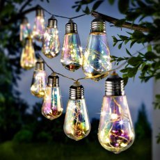 Chomik - Sončna vrtna girlanda 2 + 3,8 m 20 LED - hladno bela - SOL3569