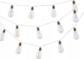 Chomik - Sončna vrtna girlanda 2 + 3,8 m 20 LED - hladno bela - SOL3569
