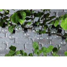 Sončna vrtna girlanda 2 + 1,8 m 10 LED - topla bela - SOL3583