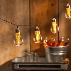 Chomik - Sončna vrtna girlanda 2 + 1,8 m 10 LED - toplo bela - SOL3606