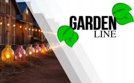 Chomik - Sončna vrtna girlanda 2 + 1,8 m 10 LED - toplo bela - SOL3606