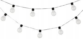 Chomik - Sončna vrtna girlanda 2 + 1,8 m 10 LED - toplo bela - SOL3613